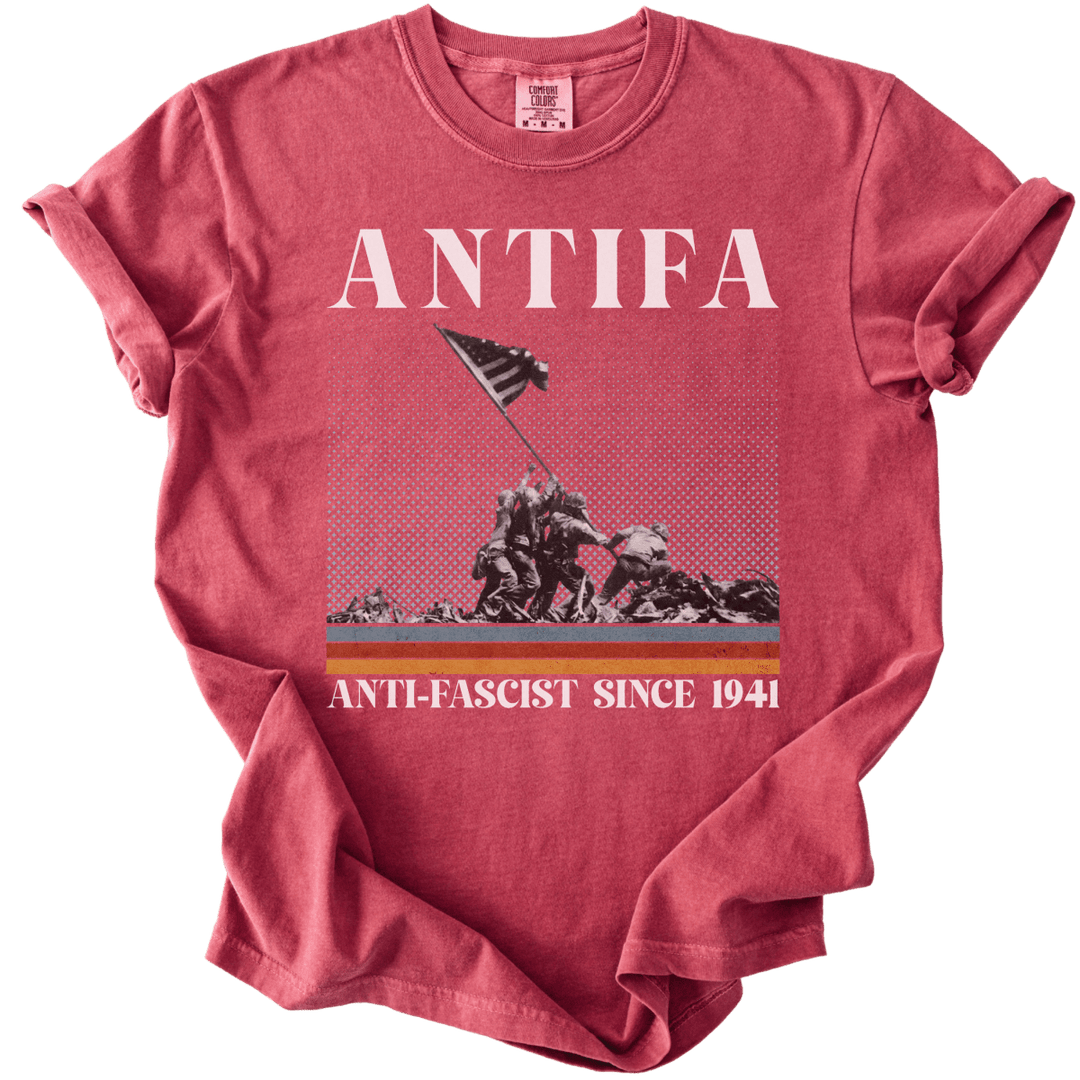 ANTIFA Anti-Fascist Since 1941 Tee - The Rogue Petal Co. - T-Shirt