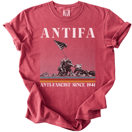 ANTIFA Anti-Fascist Since 1941 Tee - The Rogue Petal Co. - T-Shirt