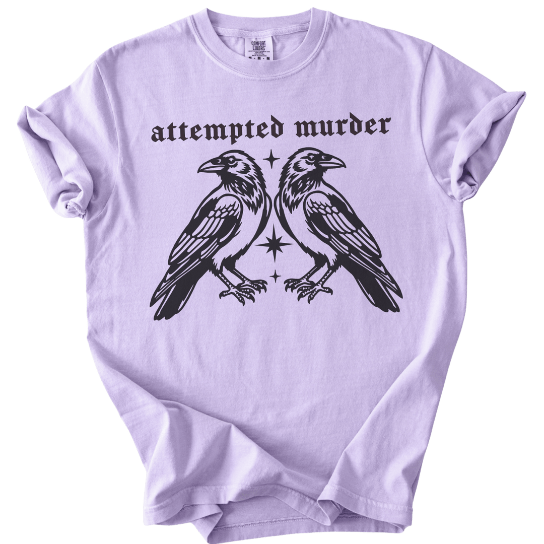 Attempted Murder Crows Tee - The Rogue Petal Co. - T-Shirt