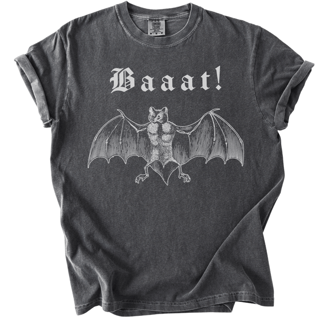 Baaat! Gothic Bat Tee - The Rogue Petal Co. - T-Shirt