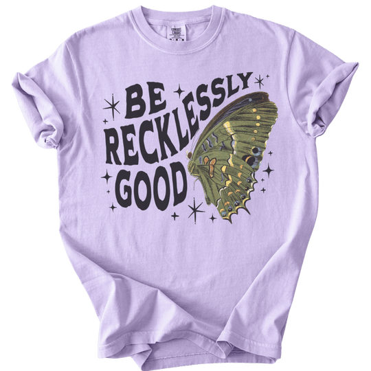 Be Recklessly Good Butterfly Tee - The Rogue Petal Co. - T-Shirt