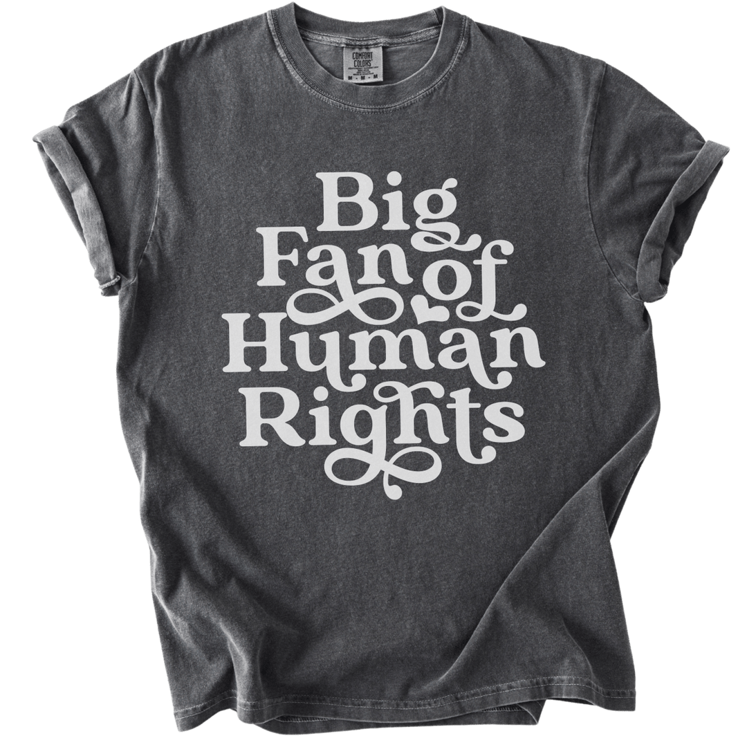 Big Fan of Human Rights Tee - The Rogue Petal Co. - T-Shirt