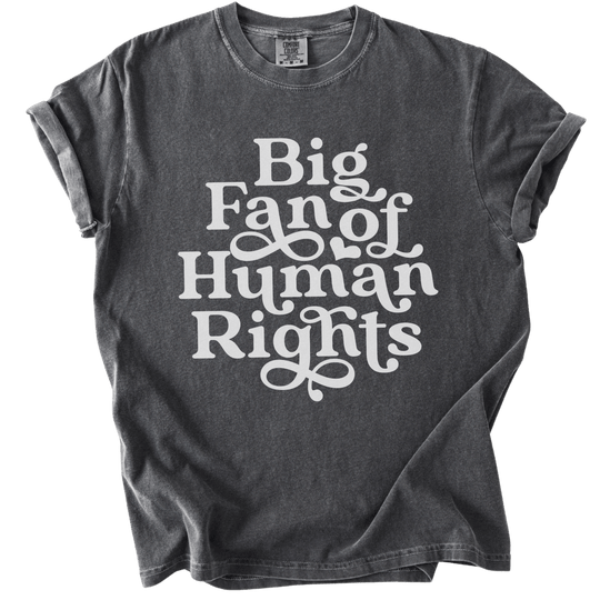 Big Fan of Human Rights Tee - The Rogue Petal Co. - T-Shirt