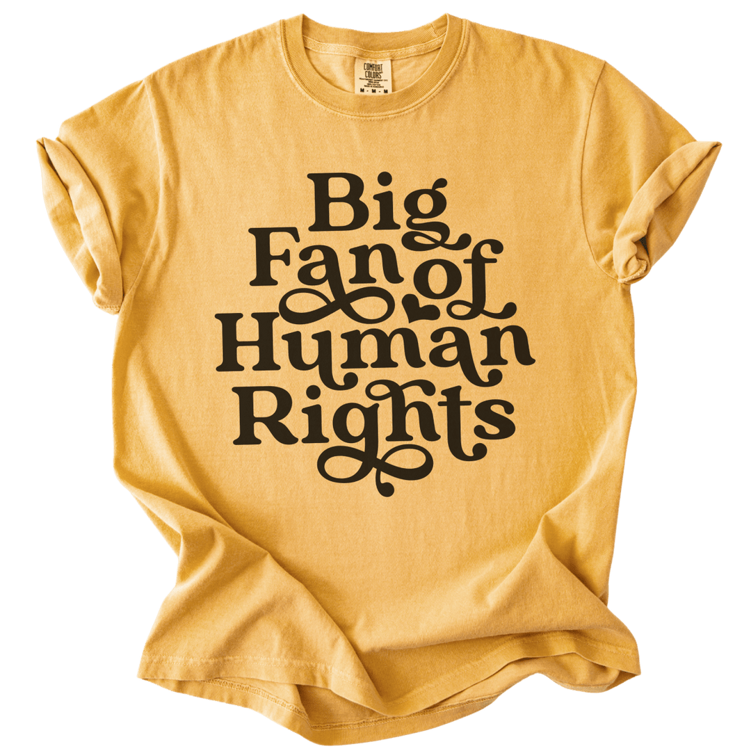 Big Fan of Human Rights Tee - The Rogue Petal Co. - T-Shirt