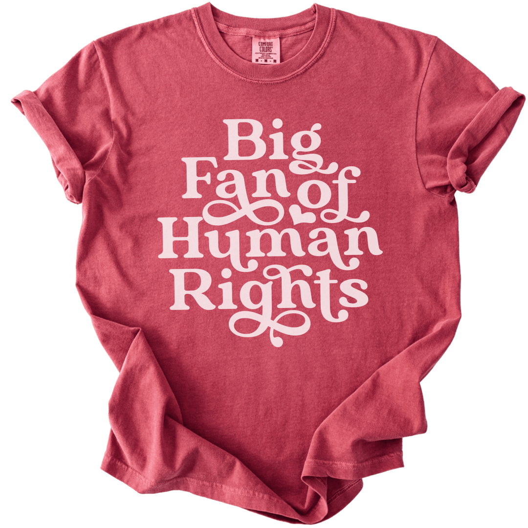 Big Fan of Human Rights Tee - The Rogue Petal Co. - T-Shirt