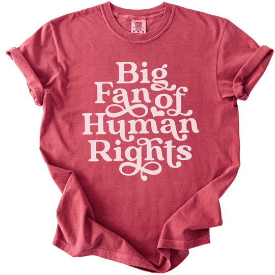 Big Fan of Human Rights Tee - The Rogue Petal Co. - T-Shirt
