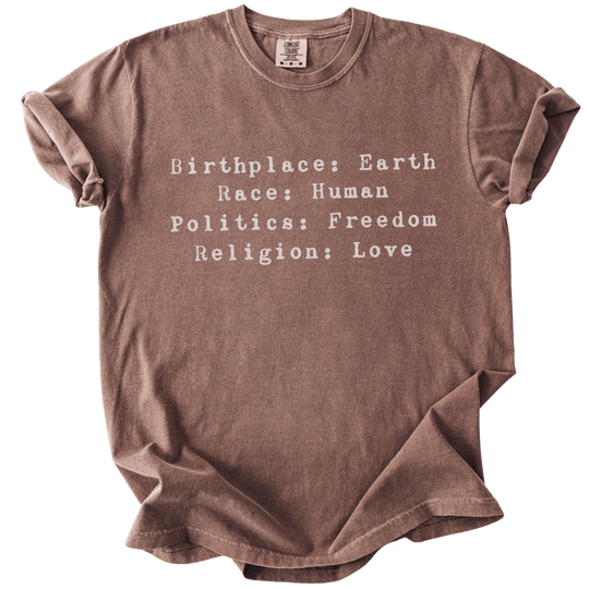 Birthplace:Earth Tee - The Rogue Petal Co. - T-Shirt
