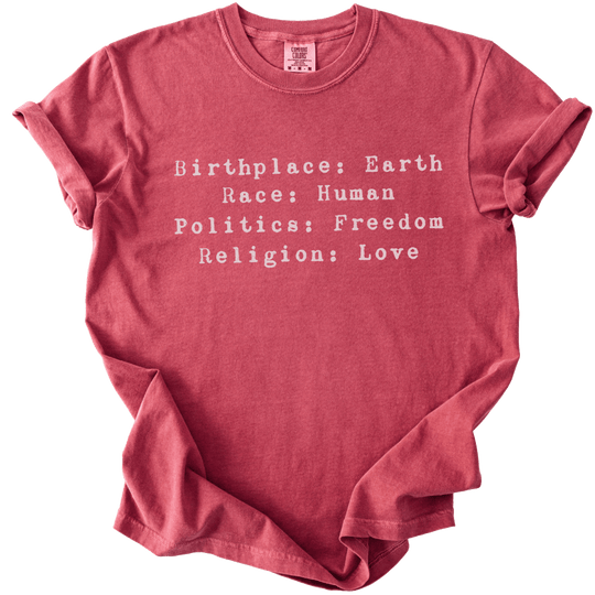 Birthplace:Earth Tee - The Rogue Petal Co. - T-Shirt