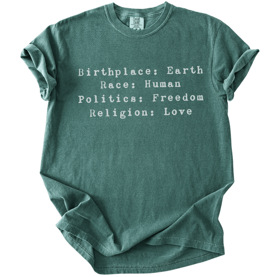Birthplace:Earth Tee - The Rogue Petal Co. - T-Shirt