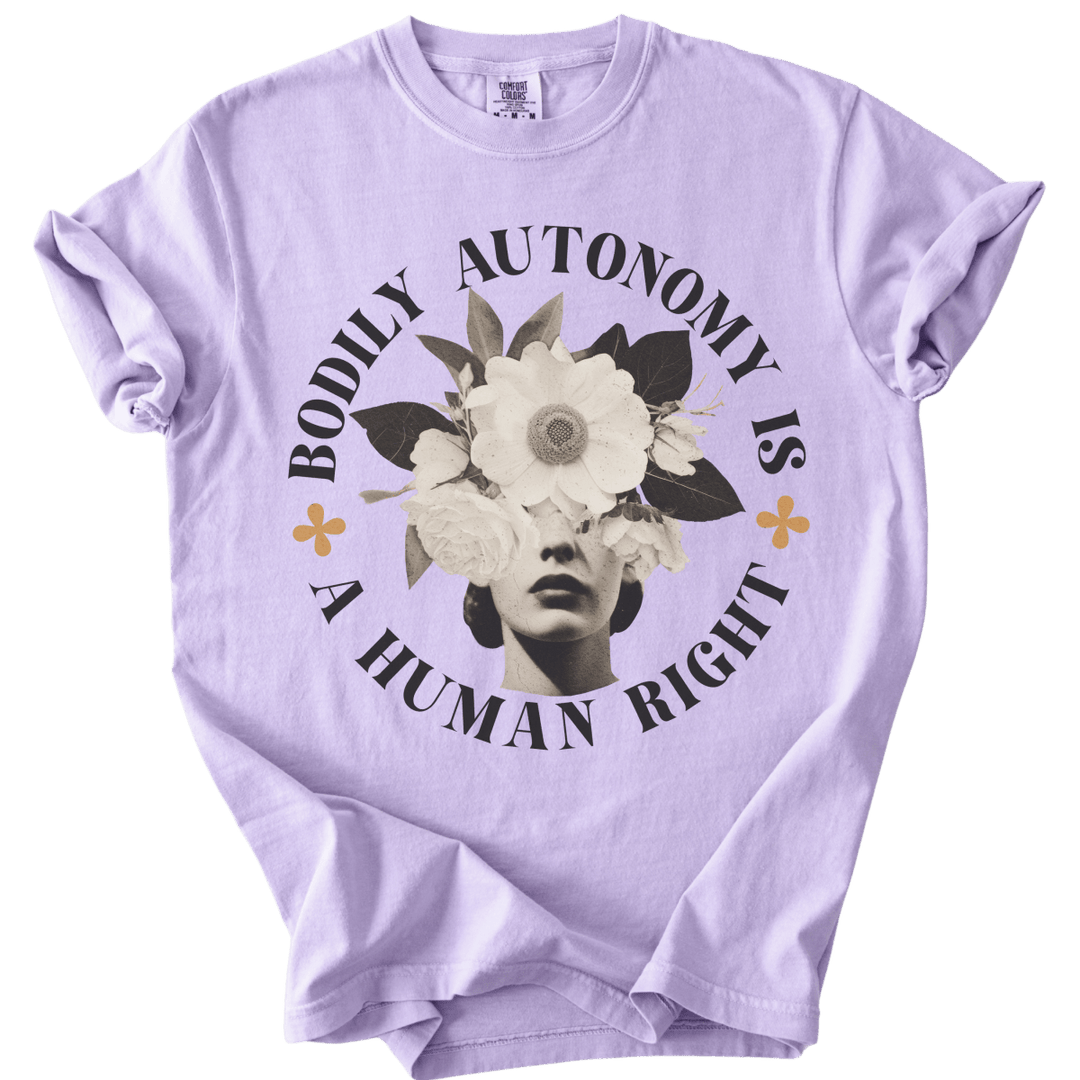 Bodily Autonomy is a Human Right Collage Tee - The Rogue Petal Co. - T-Shirt