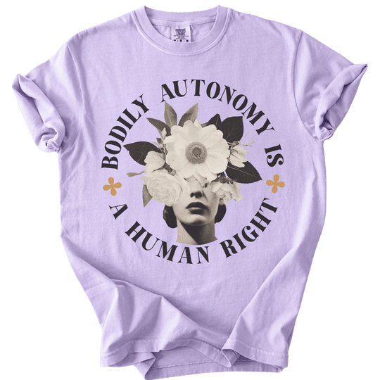 Bodily Autonomy is a Human Right Collage Tee - The Rogue Petal Co. - T-Shirt