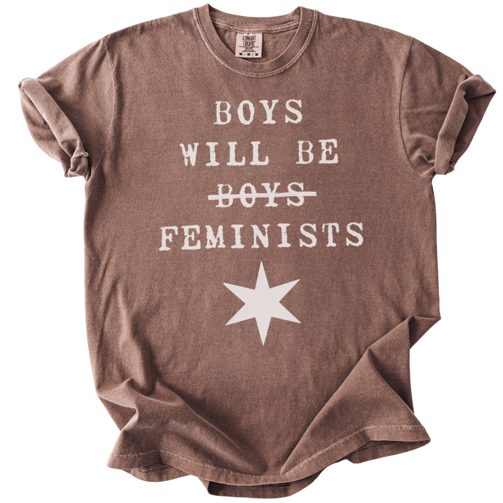 Boys Will Be Boys Feminists Tee - The Rogue Petal Co. - T-Shirt