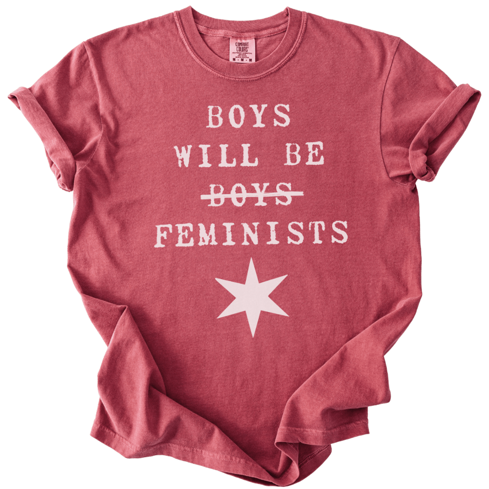 Boys Will Be Boys Feminists Tee - The Rogue Petal Co. - T-Shirt