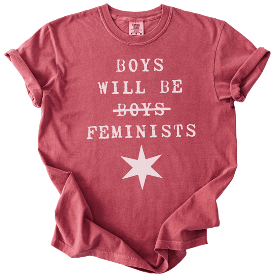 Boys Will Be Boys Feminists Tee - The Rogue Petal Co. - T-Shirt
