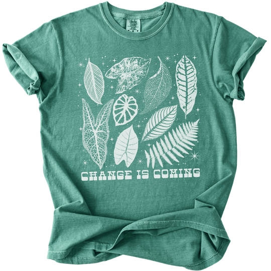 Change is Coming Leaves Tee - The Rogue Petal Co. - T-Shirt