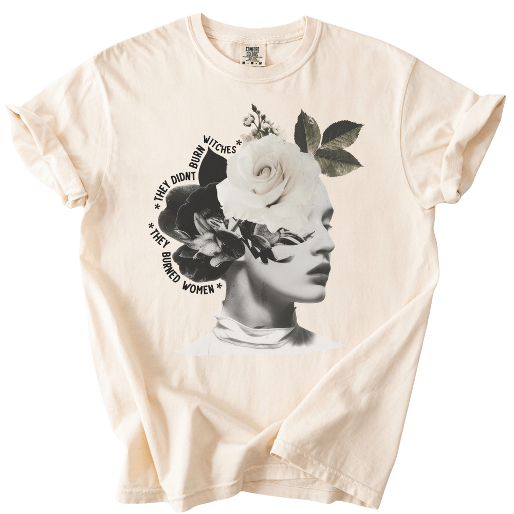 Collage They Didn't Burn Witches Tee - The Rogue Petal Co. - T-Shirt