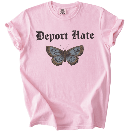 Deport Hate Butterfly Tee - The Rogue Petal Co. - T-Shirt