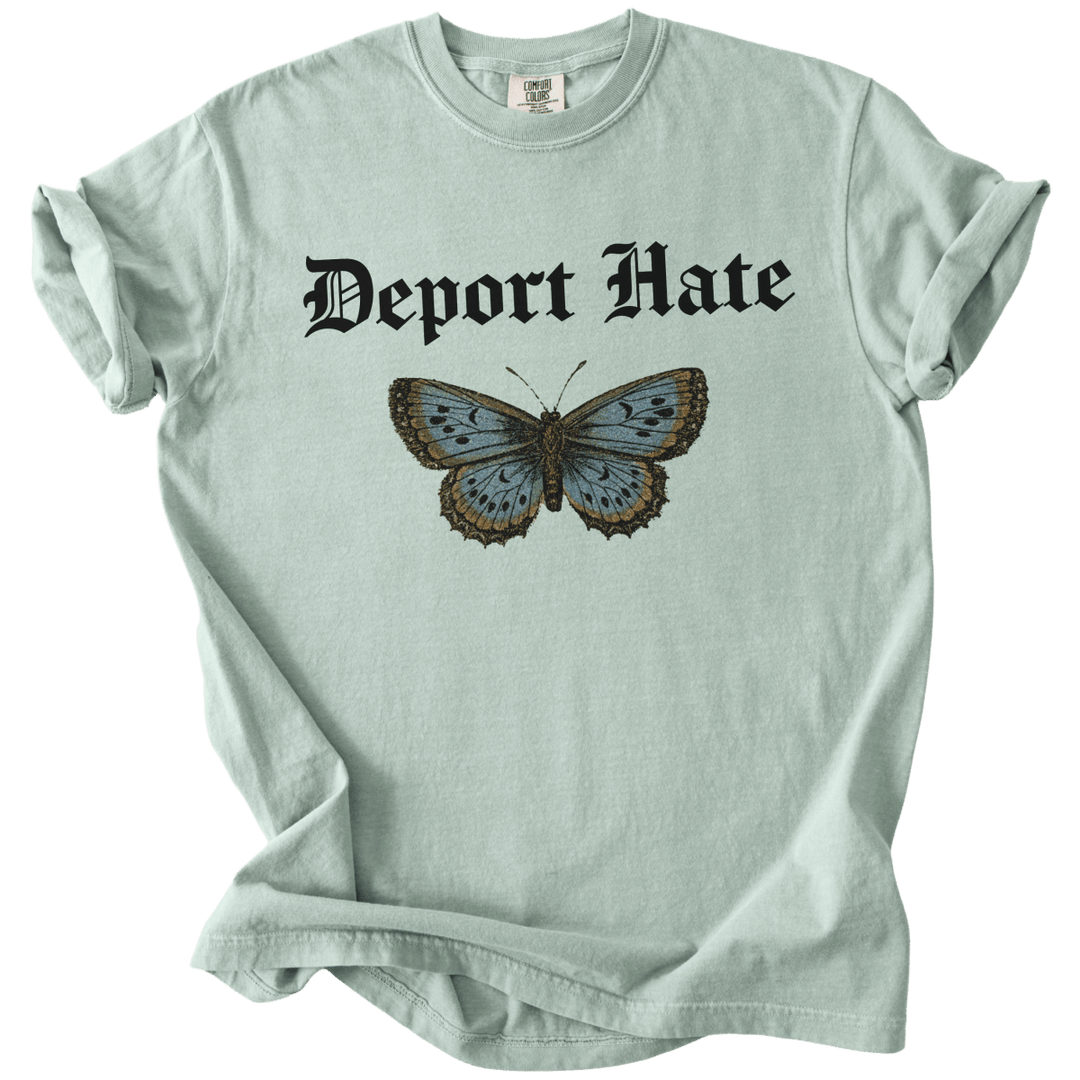 Deport Hate Butterfly Tee - The Rogue Petal Co. - T-Shirt