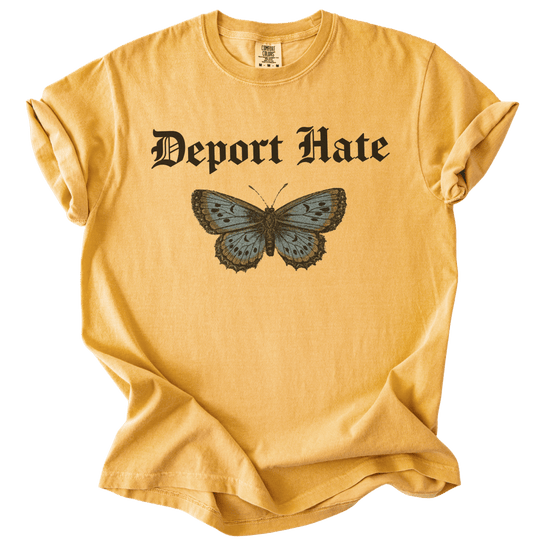 Deport Hate Butterfly Tee - The Rogue Petal Co. - T-Shirt