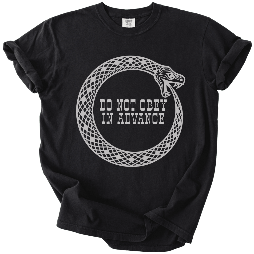 Do Not Obey in Advance Snake Tee - The Rogue Petal Co. - T-Shirt