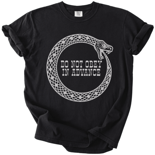 Do Not Obey in Advance Snake Tee - The Rogue Petal Co. - T-Shirt