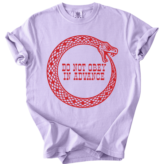 Do Not Obey in Advance Snake Tee - The Rogue Petal Co. - T-Shirt
