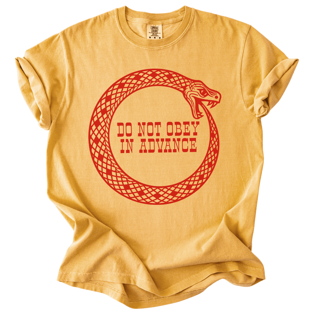 Do Not Obey in Advance Snake Tee - The Rogue Petal Co. - T-Shirt