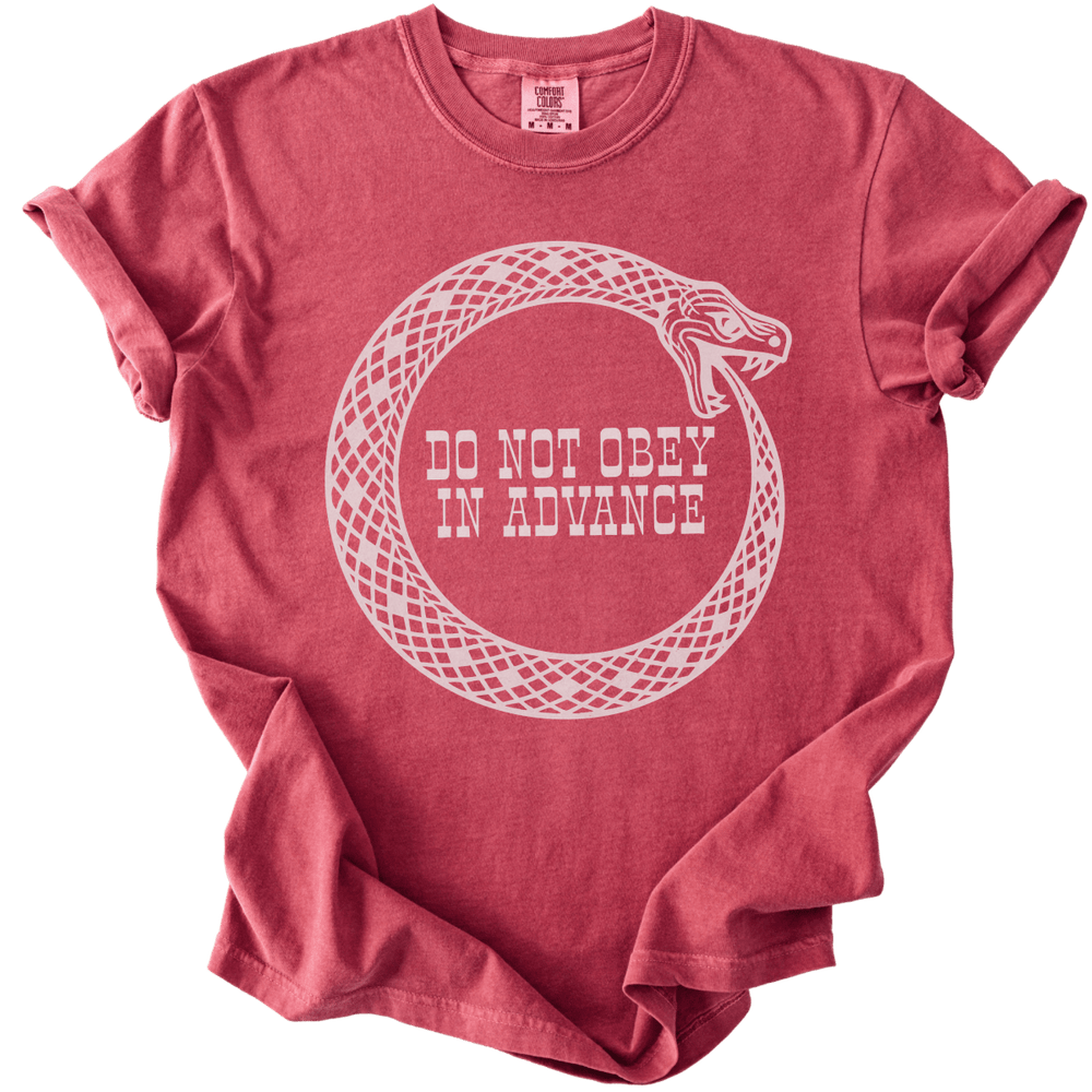 Do Not Obey in Advance Snake Tee - The Rogue Petal Co. - T-Shirt
