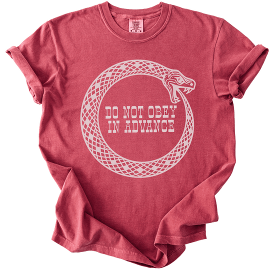 Do Not Obey in Advance Snake Tee - The Rogue Petal Co. - T-Shirt