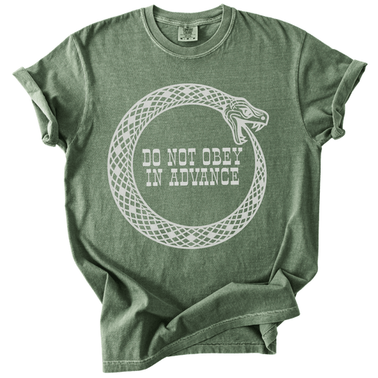 Do Not Obey in Advance Snake Tee - The Rogue Petal Co. - T-Shirt
