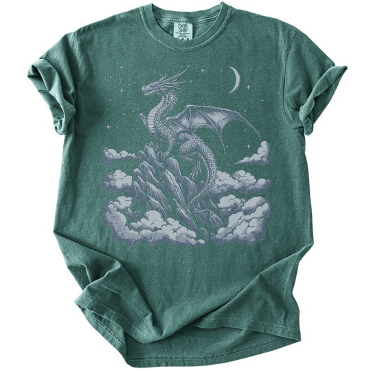 Dragon Cloud Fantasy Tee - The Rogue Petal Co. - T-Shirt
