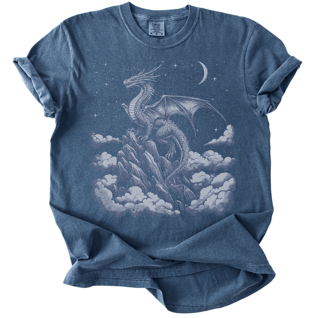 Dragon Cloud Fantasy Tee - The Rogue Petal Co. - T-Shirt