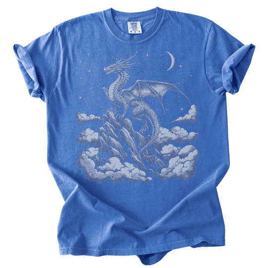 Dragon Cloud Fantasy Tee - The Rogue Petal Co. - T-Shirt