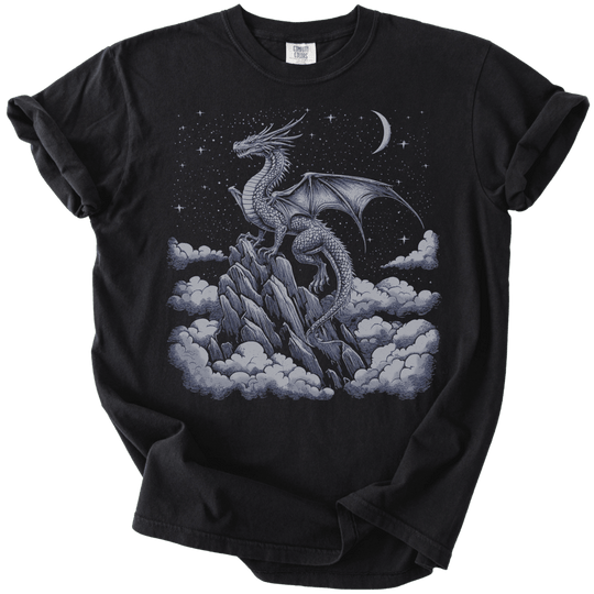 Dragon Cloud Fantasy Tee - The Rogue Petal Co. - T-Shirt