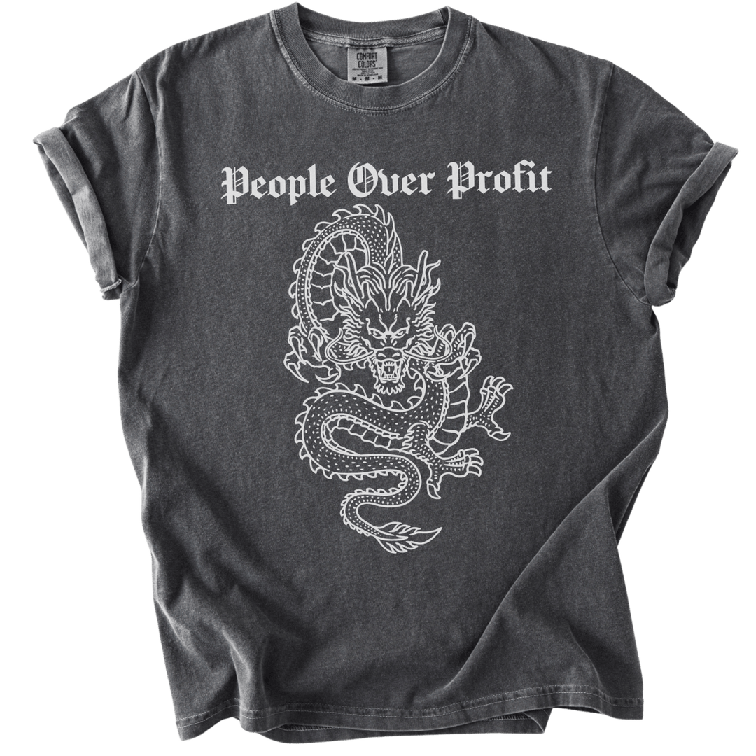 Dragon People Over Profit Tee - The Rogue Petal Co. - T-Shirt