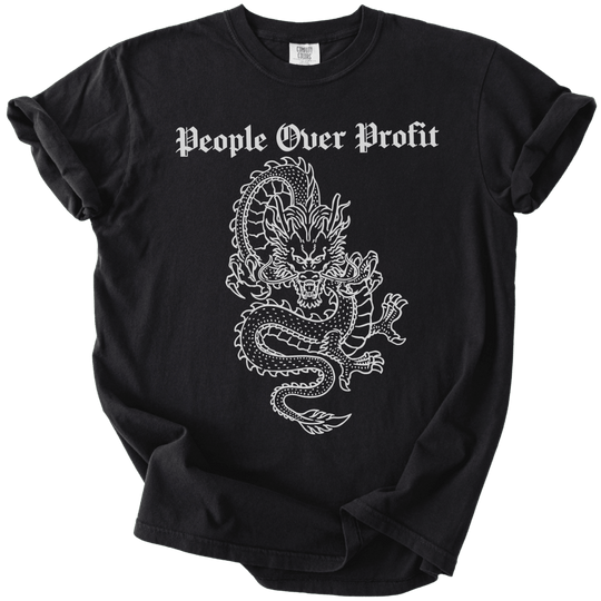 Dragon People Over Profit Tee - The Rogue Petal Co. - T-Shirt