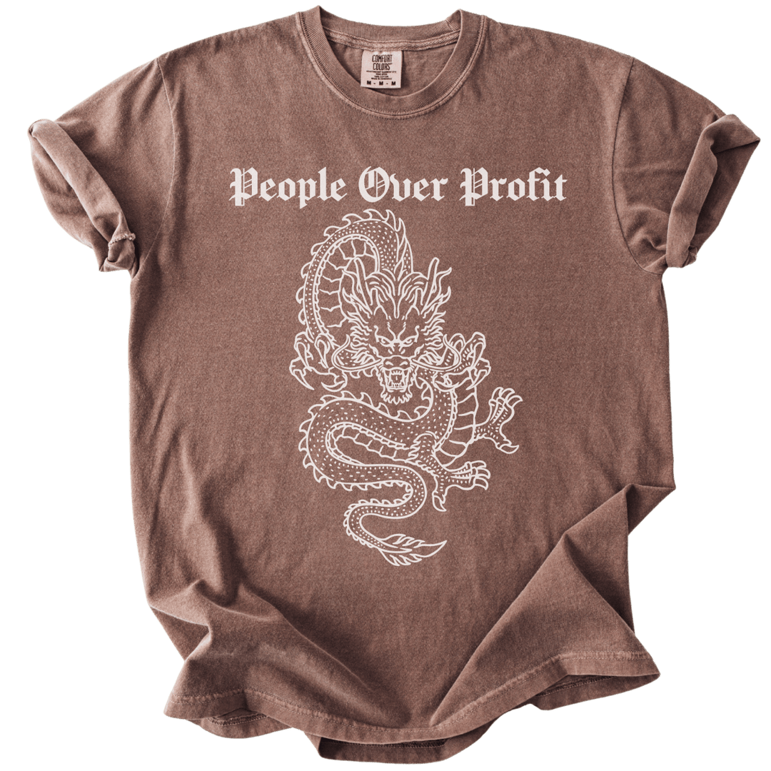 Dragon People Over Profit Tee - The Rogue Petal Co. - T-Shirt