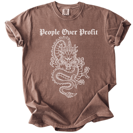 Dragon People Over Profit Tee - The Rogue Petal Co. - T-Shirt