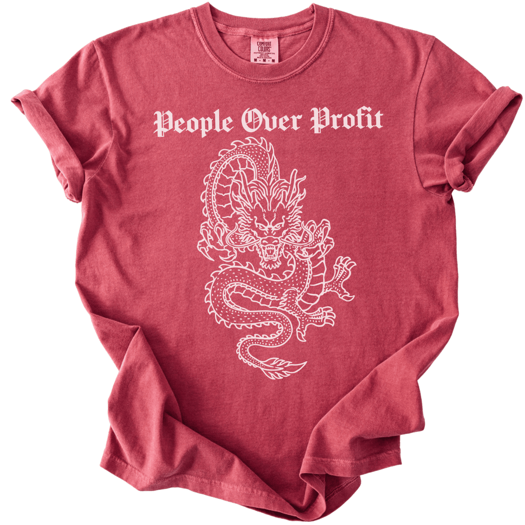Dragon People Over Profit Tee - The Rogue Petal Co. - T-Shirt