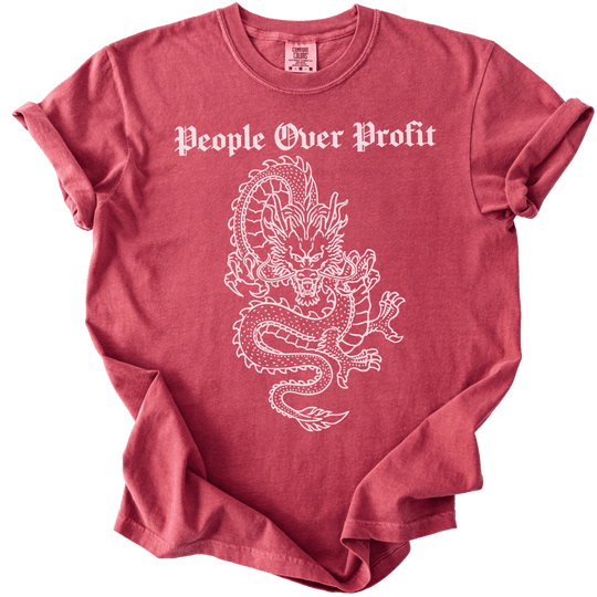 Dragon People Over Profit Tee - The Rogue Petal Co. - T-Shirt