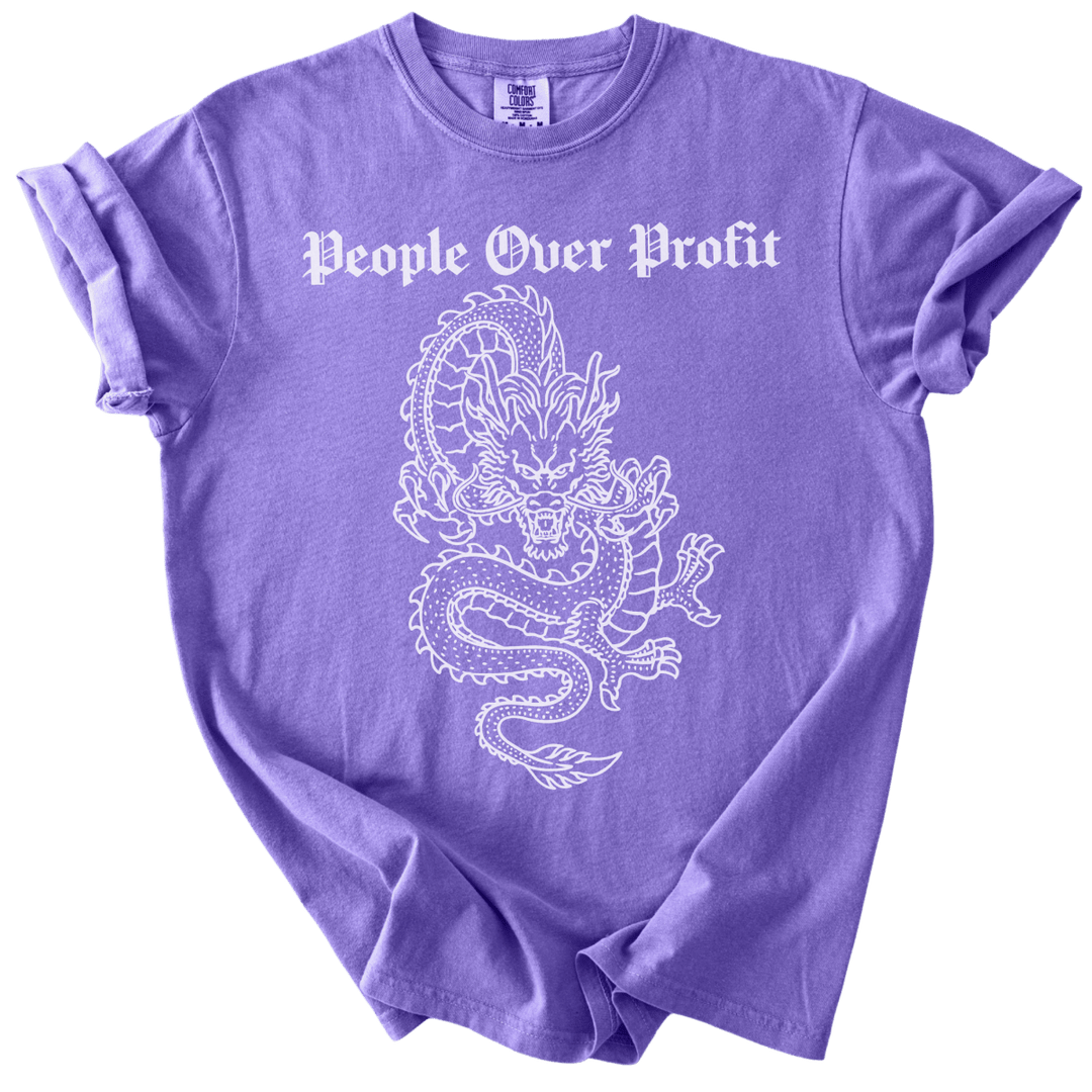 Dragon People Over Profit Tee - The Rogue Petal Co. - T-Shirt