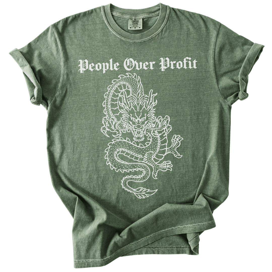 Dragon People Over Profit Tee - The Rogue Petal Co. - T-Shirt