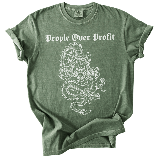 Dragon People Over Profit Tee - The Rogue Petal Co. - T-Shirt