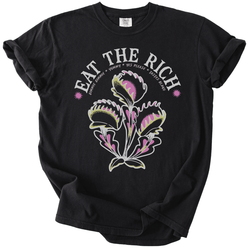 Eat The Rich Venus Fly Trap Tee - The Rogue Petal Co. - T-Shirt