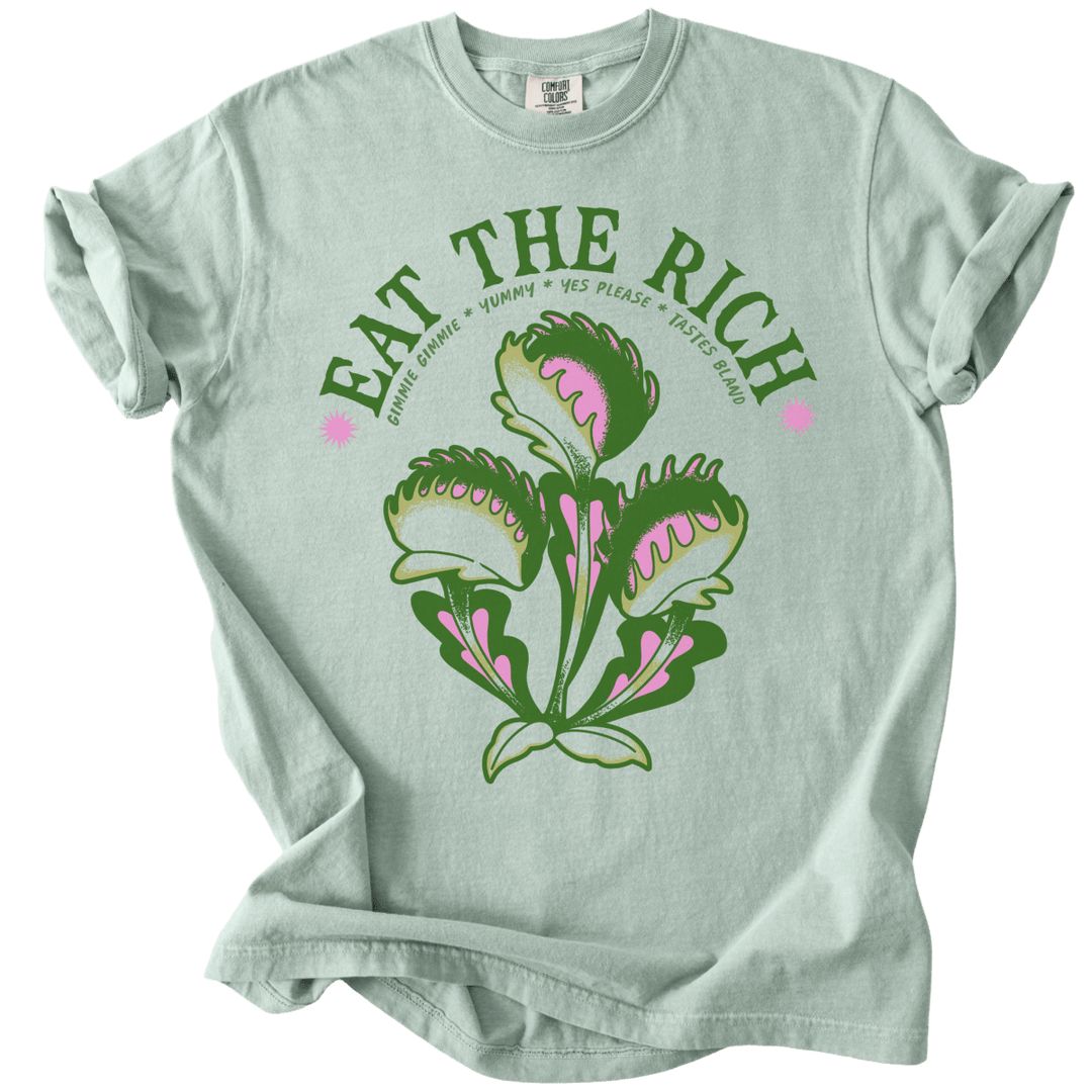 Eat The Rich Venus Fly Trap Tee - The Rogue Petal Co. - T-Shirt