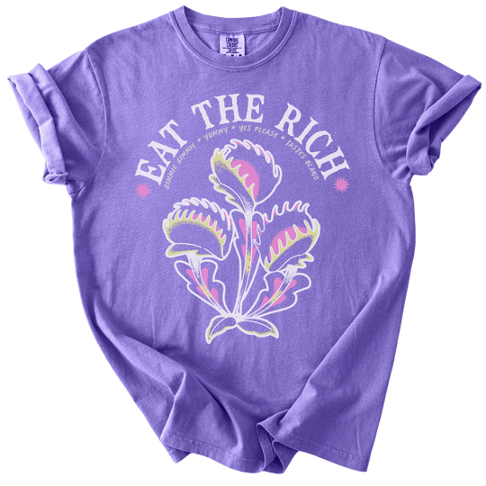 Eat The Rich Venus Fly Trap Tee - The Rogue Petal Co. - T-Shirt
