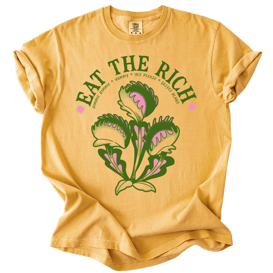 Eat The Rich Venus Fly Trap Tee - The Rogue Petal Co. - T-Shirt