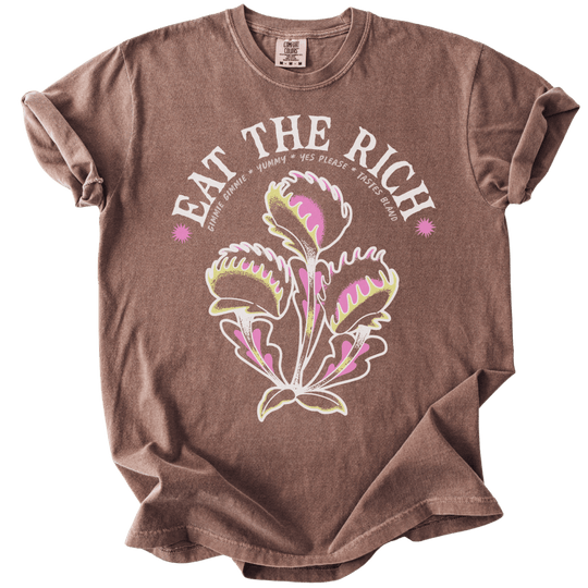 Eat The Rich Venus Fly Trap Tee - The Rogue Petal Co. - T-Shirt