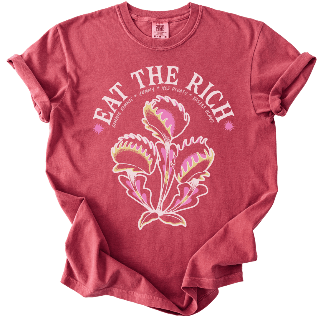 Eat The Rich Venus Fly Trap Tee - The Rogue Petal Co. - T-Shirt