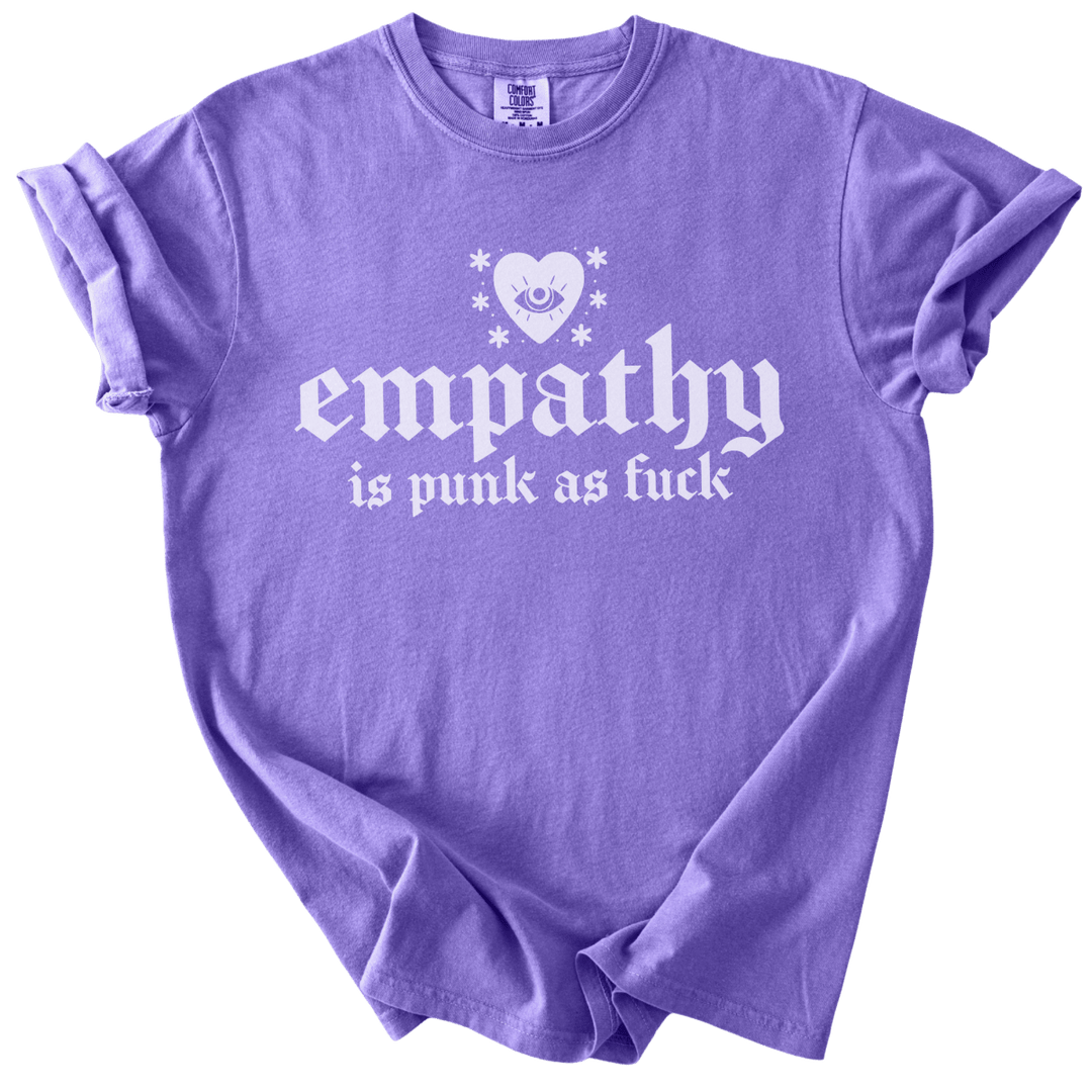 Empathy is Punk as Fuck Tee - The Rogue Petal Co. - T-Shirt